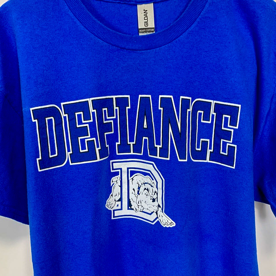 GILDAN ヘビーコットン DEFIANCE カレッジTシャツ