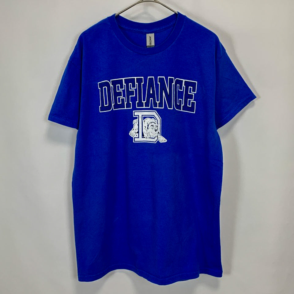 GILDAN ヘビーコットン DEFIANCE カレッジTシャツ