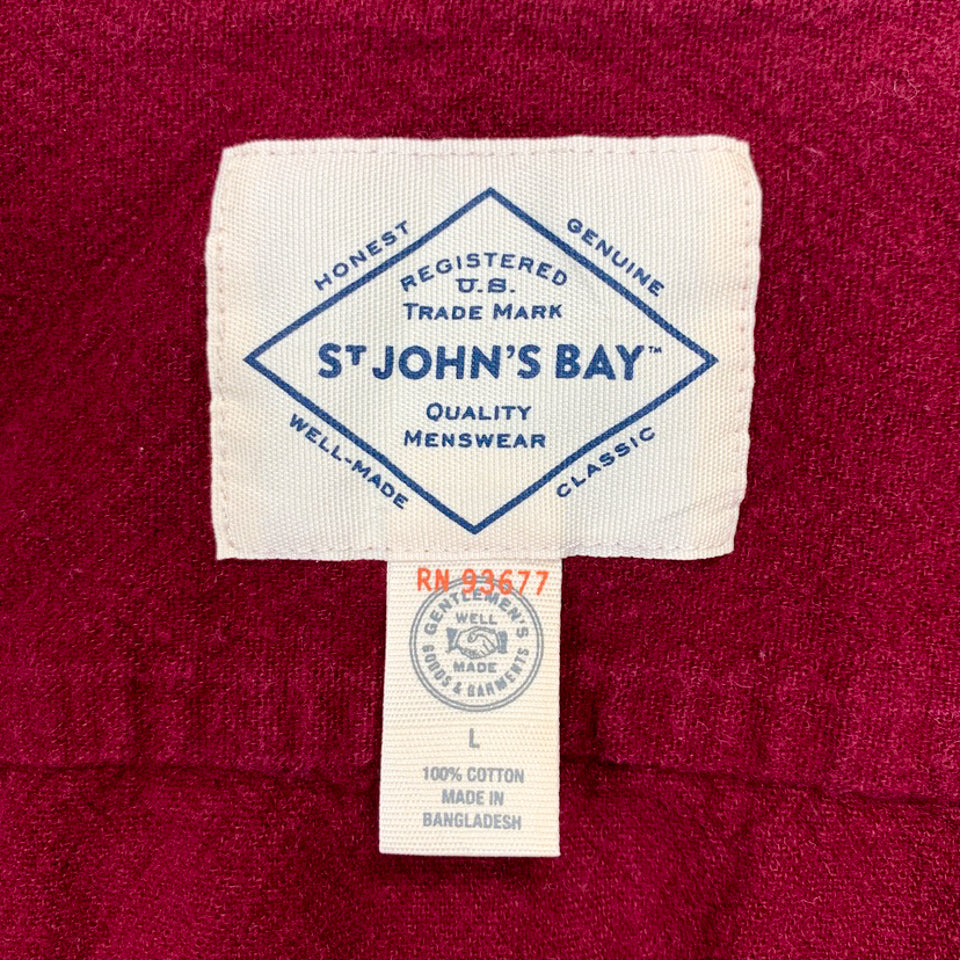 ST.JOHN'S BAY レッド フランネルシャツ