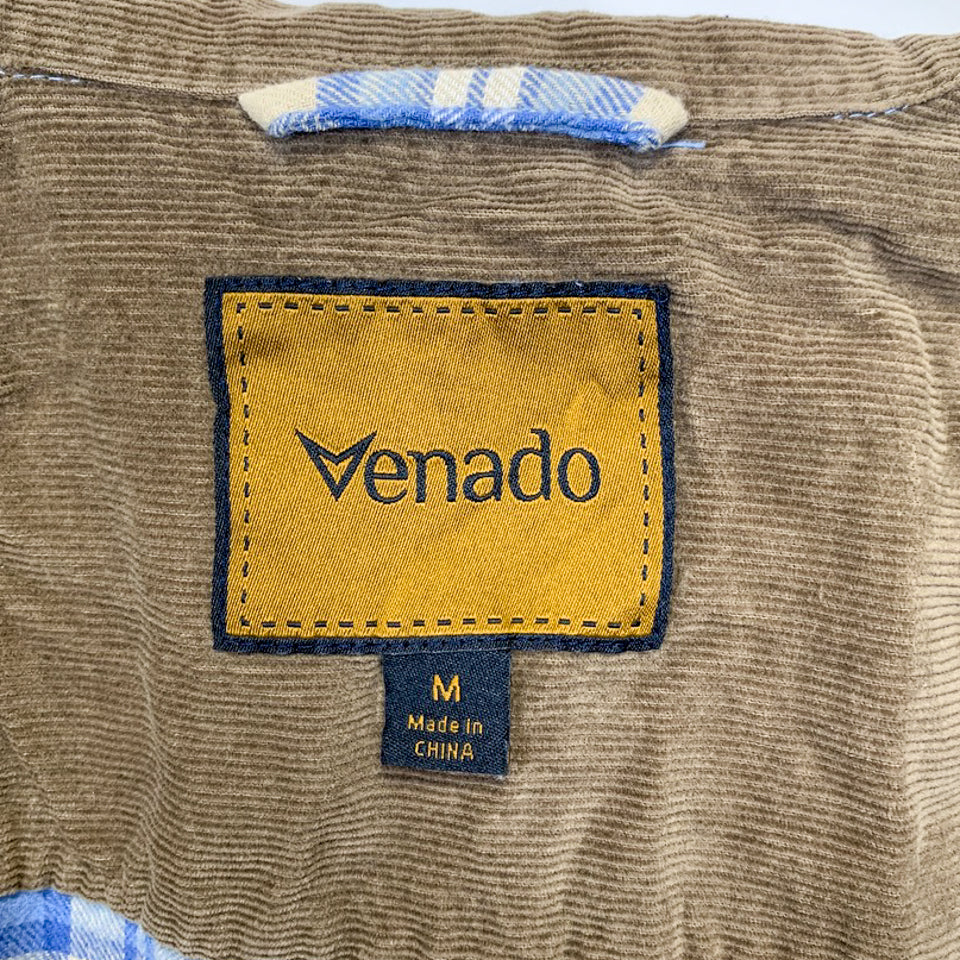 Venado ブルー タータンチェック フランネルシャツ