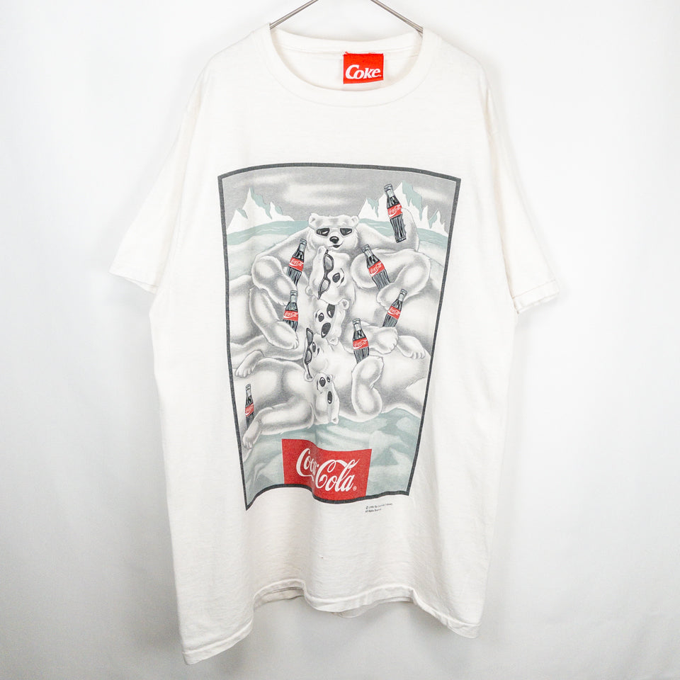 Coca Cola コーラ 90s ポーラーベア アドバタイジングTシャツ