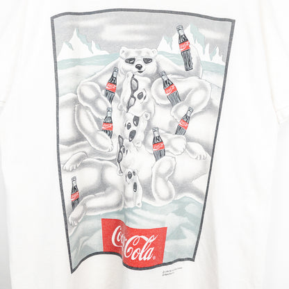 Coca Cola コーラ 90s ポーラーベア アドバタイジングTシャツ