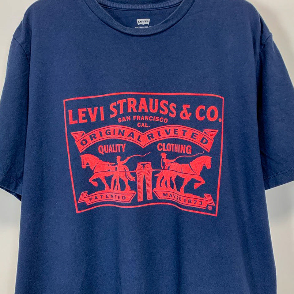 Levi's ツーホース ロゴプリント グラフィックTシャツ