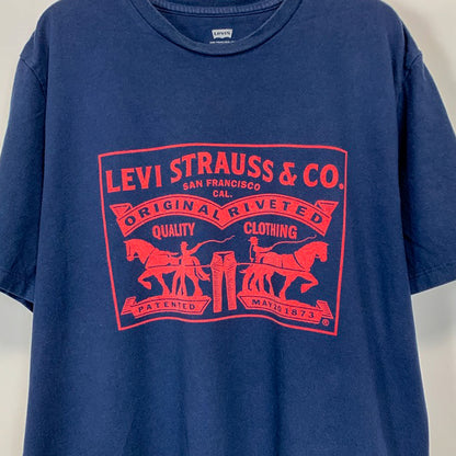 Levi's ツーホース ロゴプリント グラフィックTシャツ