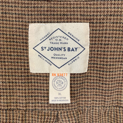 ST.JOHN'S BAY ボタンダウン フランネルシャツ